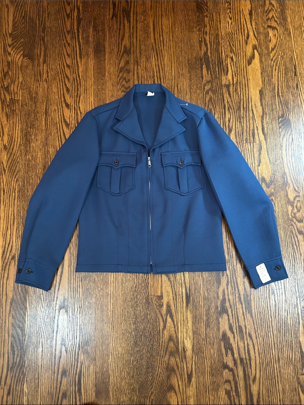 Vintage 80s Deadstock Polyester Work Jacket
